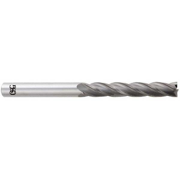 OSG 484-187608 Square End Mill 3/16'' Dia, 1'' LOC, 3/16'' Shank Dia, 4'' OAL, 4 Flutes, Solid Carbide
