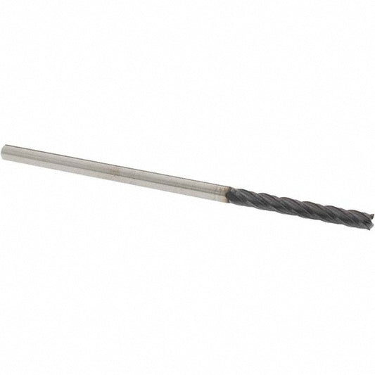 OSG 484-125011 Square End Mill 1/8'' Dia, 1'' LOC, 1/8'' Shank Dia, 3'' OAL, 4 Flutes, Solid Carbide