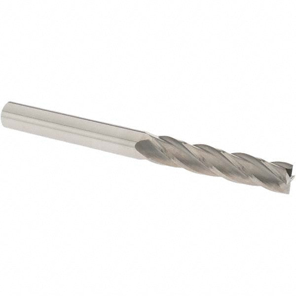 OSG 484-3750 Square End Mill 3/8'' Dia, 1-3/4'' LOC, 3/8'' Shank Dia, 4'' OAL, 4 Flutes, Solid Carbide