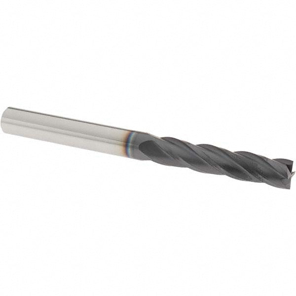 OSG 484-375011 Square End Mill 3/8'' Dia, 1-3/4'' LOC, 3/8'' Shank Dia, 4'' OAL, 4 Flutes, Solid Carbide