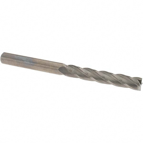 OSG 484-5000 Square End Mill 1/2'' Dia, 3'' LOC, 1/2'' Shank Dia, 6'' OAL, 4 Flutes, Solid Carbide