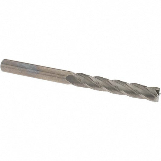 OSG 484-5000 Square End Mill 1/2'' Dia, 3'' LOC, 1/2'' Shank Dia, 6'' OAL, 4 Flutes, Solid Carbide