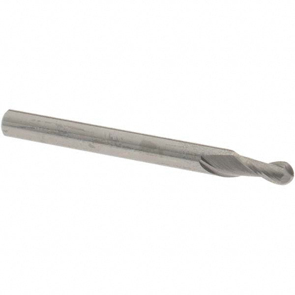 OSG 412-1562-BN Ball End Mill 0.1563" Dia, 0.3125" LOC, 2 Flute, Solid Carbide