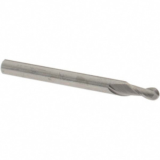 OSG 412-1562-BN Ball End Mill 0.1563" Dia, 0.3125" LOC, 2 Flute, Solid Carbide