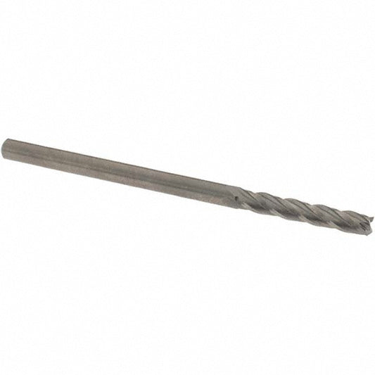 OSG 464-1250 Square End Mill 1/8'' Dia, 3/4'' LOC, 1/8'' Shank Dia, 2-1/4'' OAL, 4 Flutes, Solid Carbide