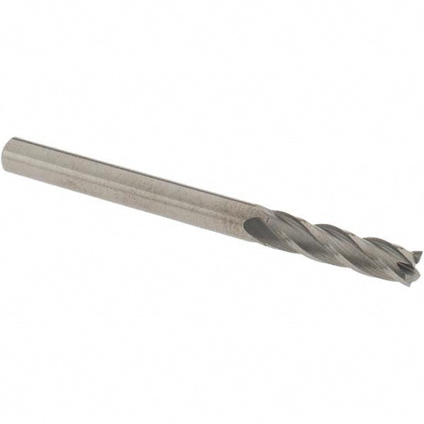 OSG 464-1875 Square End Mill 3/16'' Dia, 3/4'' LOC, 3/16'' Shank Dia, 2-1/4'' OAL, 4 Flutes, Solid Carbide