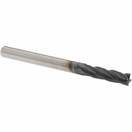 OSG 464-187511 Square End Mill 3/16'' Dia, 3/4'' LOC, 3/16'' Shank Dia, 2-1/4'' OAL, 4 Flutes, Solid Carbide
