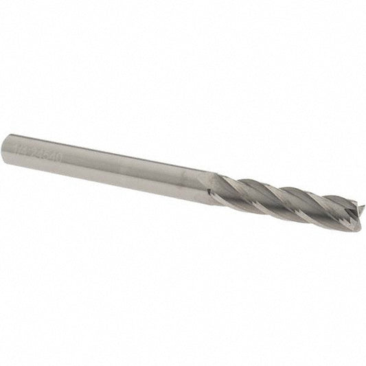 OSG 464-2500 Square End Mill 1/4'' Dia, 1-1/8'' LOC, 1/4'' Shank Dia, 3'' OAL, 4 Flutes, Solid Carbide