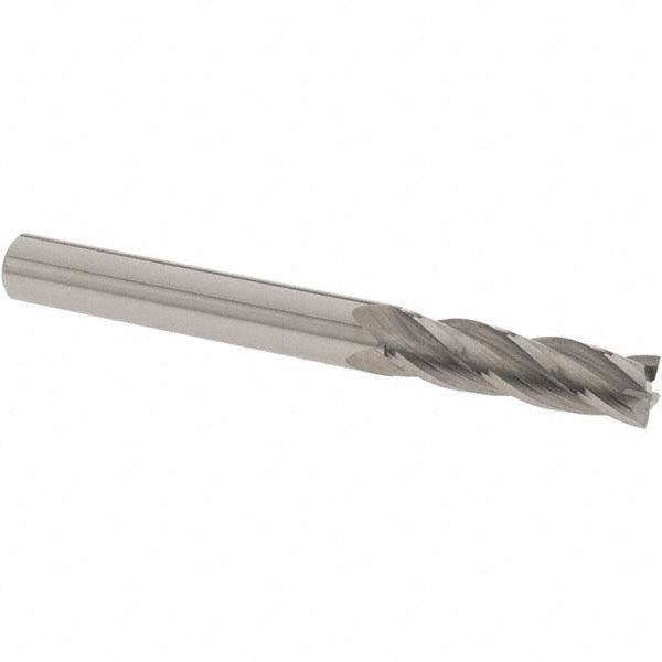 OSG 464-3125 Square End Mill 5/16'' Dia, 1-1/8'' LOC, 5/16'' Shank Dia, 3'' OAL, 4 Flutes, Solid Carbide