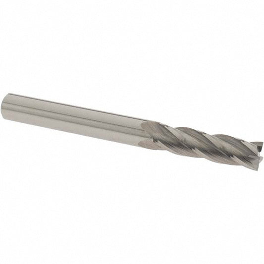 OSG 464-3125 Square End Mill 5/16'' Dia, 1-1/8'' LOC, 5/16'' Shank Dia, 3'' OAL, 4 Flutes, Solid Carbide
