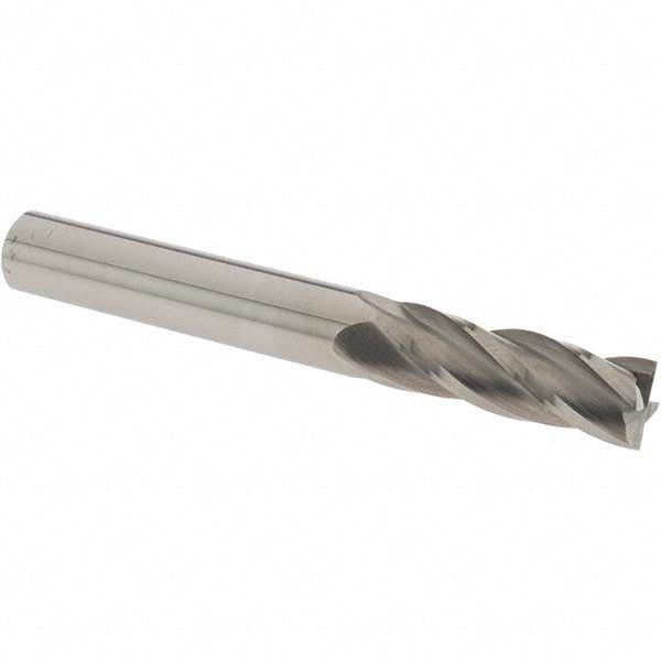OSG 464-3750 Square End Mill 3/8'' Dia, 1-1/8'' LOC, 3/8'' Shank Dia, 3'' OAL, 4 Flutes, Solid Carbide