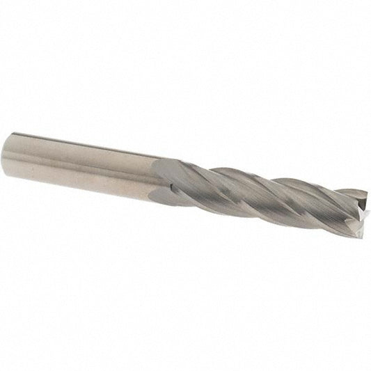 OSG 464-5000 Square End Mill 1/2'' Dia, 2'' LOC, 1/2'' Shank Dia, 4'' OAL, 4 Flutes, Solid Carbide