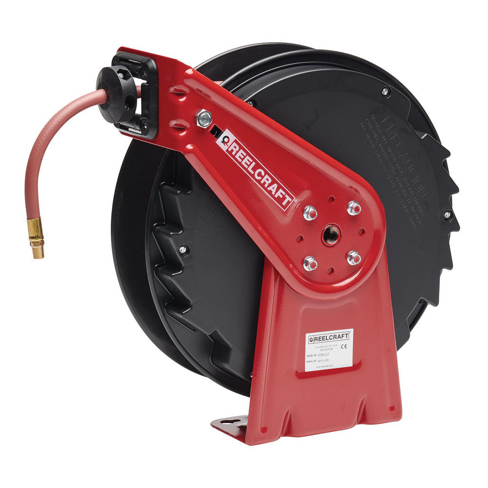 Reelcraft RT450-OLP Hose Reel with Hose 1/4" ID Hose x 50', Spring Retractable