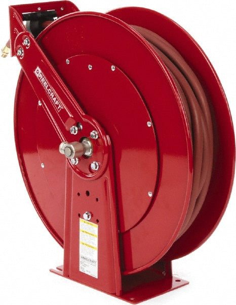 Reelcraft 82100 OLP Hose Reel with Hose 1/2" ID Hose x 100', Spring Retractable
