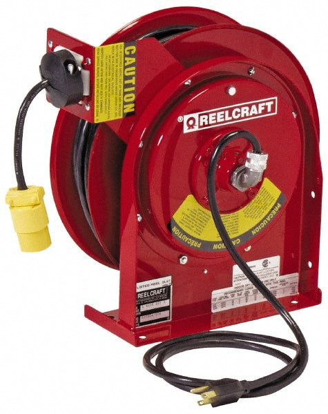 Reelcraft L 4545 123 3 Cord & Cable Reel 12 AWG, 45' Long, Outlet End