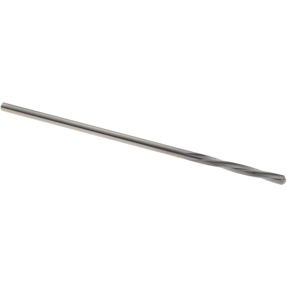 Magafor 88860001170 Chucking Reamer 1.17 mm Dia, 1-9/16" OAL, 25/64" Flute Length, Spiral Flute, Straight-Cylindrical Shank, Solid Carbide