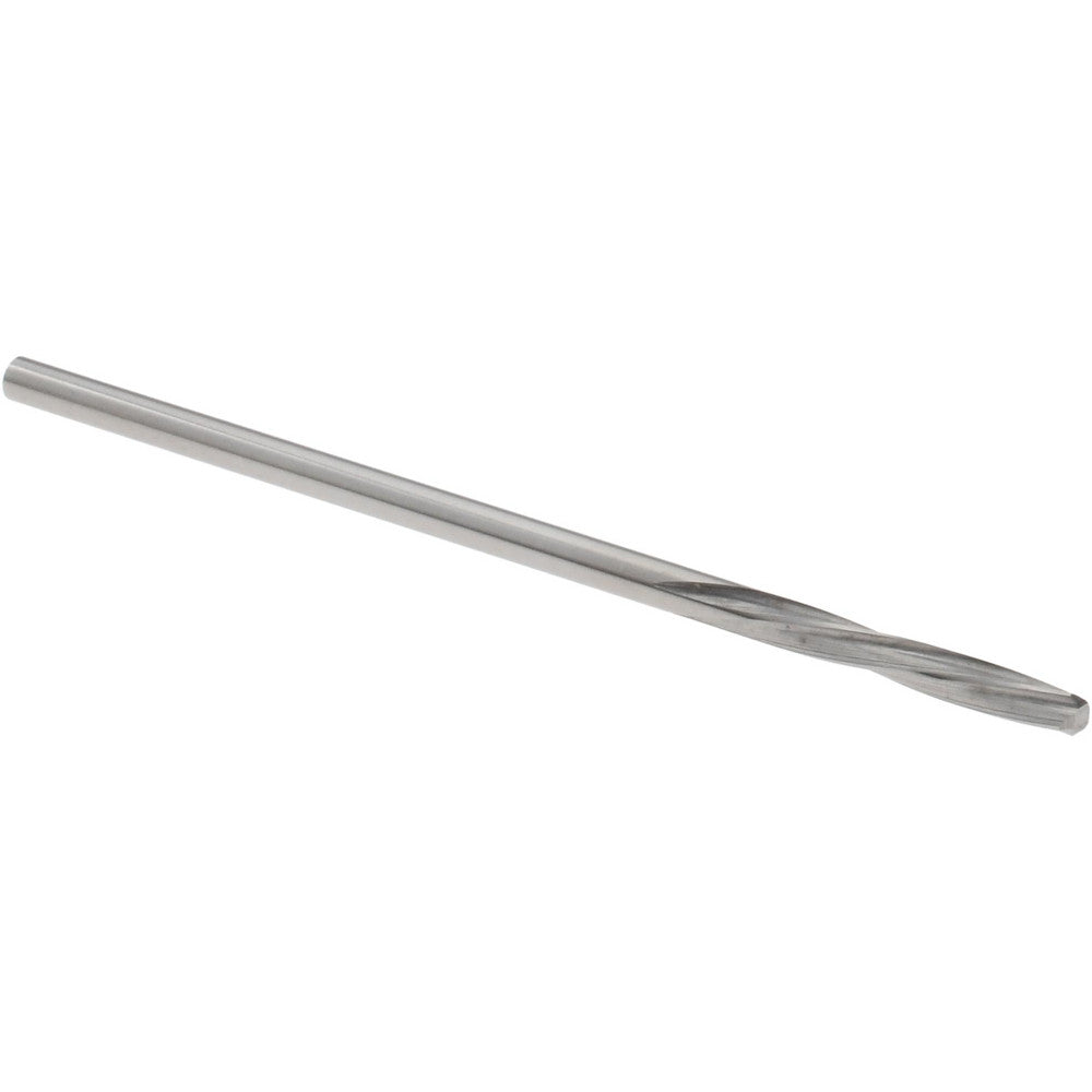 Magafor 88860001630 Chucking Reamer 1.63 mm Dia, 1-31/32" OAL, 7/16" Flute Length, Spiral Flute, Straight-Cylindrical Shank, Solid Carbide