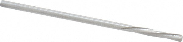 Magafor 88860001960 Chucking Reamer 1.96 mm Dia, 1-31/32" OAL, 7/16" Flute Length, Spiral Flute, Straight-Cylindrical Shank, Solid Carbide