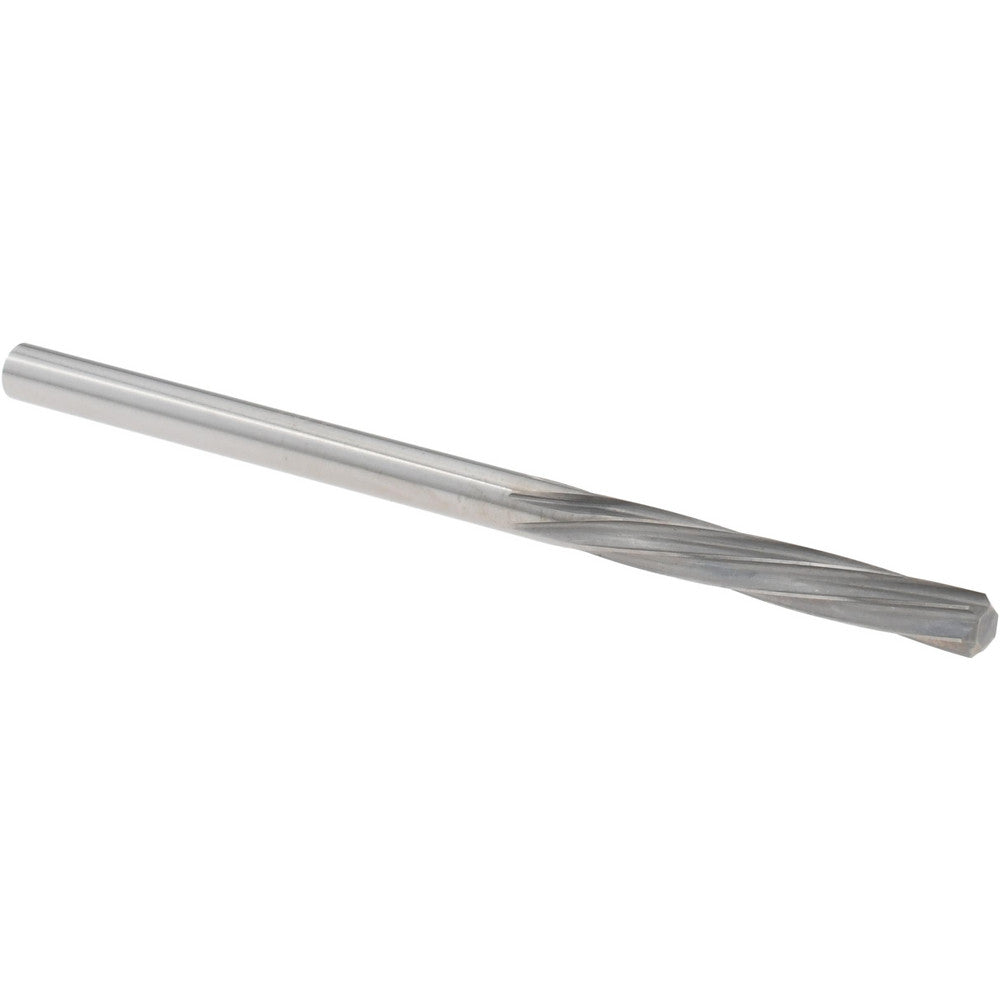 Magafor 88860003020 Chucking Reamer 3.02 mm Dia, 2-1/4" OAL, 19/32" Flute Length, Spiral Flute, Straight-Cylindrical Shank, Solid Carbide