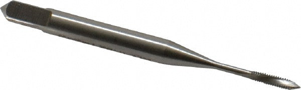 Emuge BU306011.5033 Spiral Flute Tap #0-80 UNF, 2 Flutes, Plug, 3BX Class of Fit, Cobalt, Nitride Coated