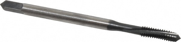 Emuge BU306001.5006 Spiral Flute Tap #8-32 UNC, 3 Flutes, Plug, 2BX Class of Fit, Cobalt, Nitride Coated