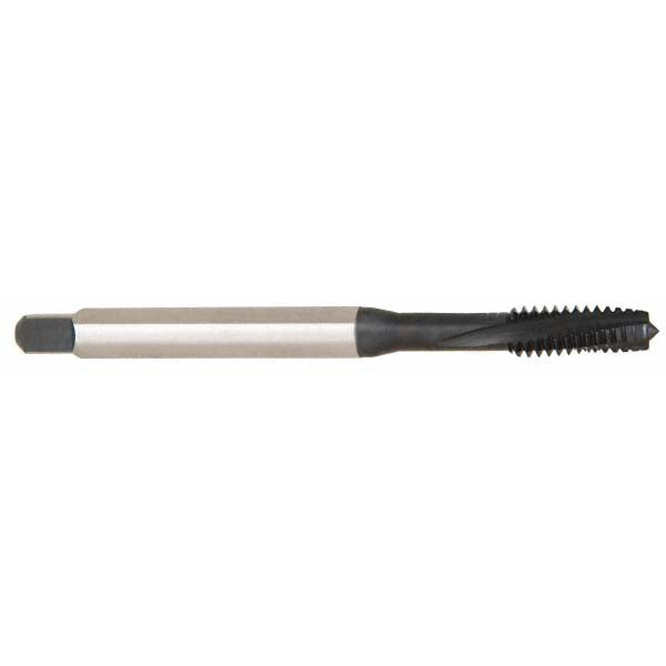 Emuge BU306001.5009 Spiral Flute Tap 1/4-20 UNC, 3 Flutes, Plug, 2BX Class of Fit, Cobalt, Nitride Coated