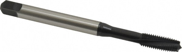Emuge BU306011.5043 Spiral Flute Tap 1/4-28 UNF, 3 Flutes, Plug, 3BX Class of Fit, Cobalt, Nitride Coated