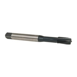 Emuge BU306011.5045 Spiral Flute Tap 3/8-24 UNF, 3 Flutes, Plug, 3BX Class of Fit, Cobalt, Nitride Coated