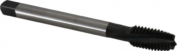 Emuge CU306001.5013 Spiral Flute Tap 1/2-13 UNC, 3 Flutes, Plug, 2BX Class of Fit, Cobalt, Nitride Coated