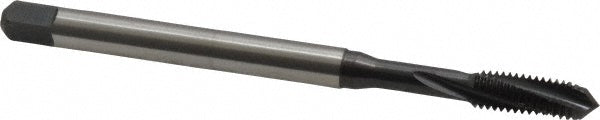 Emuge BU456001.5041 Spiral Flute Tap #10-32 UNF, 3 Flutes, Modified Bottoming, 2BX Class of Fit, Cobalt, Oxide Coated