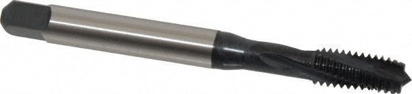 Emuge BU456001.5011 Spiral Flute Tap 3/8-16 UNC, 3 Flutes, Modified Bottoming, 2BX Class of Fit, Cobalt, Oxide Coated