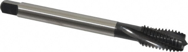 Emuge CU456001.5013 Spiral Flute Tap 1/2-13 UNC, 3 Flutes, Modified Bottoming, 2BX Class of Fit, Cobalt, Oxide Coated
