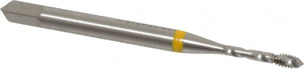 Emuge BU501000.5001 Spiral Flute Tap #2-56 UNC, 2 Flutes, Modified Bottoming, 2B Class of Fit, Cobalt, Bright/Uncoated