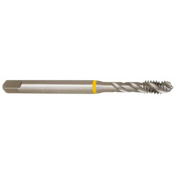 Emuge BU501000.5009 Spiral Flute Tap 1/4-20 UNC, 3 Flutes, Modified Bottoming, 2B Class of Fit, Cobalt, Bright/Uncoated