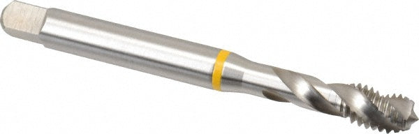 Emuge BU501000.5011 Spiral Flute Tap 3/8-16 UNC, 3 Flutes, Modified Bottoming, 2B Class of Fit, Cobalt, Bright/Uncoated