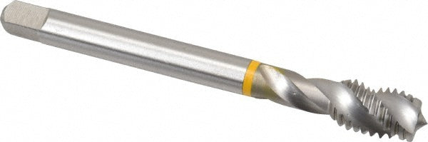 Emuge CU501000.5013 Spiral Flute Tap 1/2-13 UNC, 3 Flutes, Modified Bottoming, 2B Class of Fit, Cobalt, Bright/Uncoated