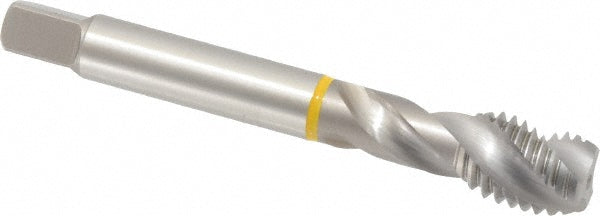 Emuge CU501000.5015 Spiral Flute Tap 5/8-11 UNC, 3 Flutes, Modified Bottoming, 2B Class of Fit, Cobalt, Bright/Uncoated