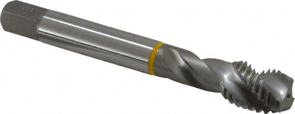 Emuge CU501010.5015 Spiral Flute Tap 5/8-11 UNC, 3 Flutes, Modified Bottoming, 3B Class of Fit, Cobalt, Bright/Uncoated