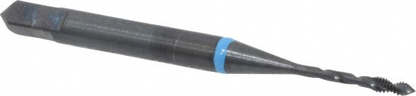 Emuge BU503210.5033 Spiral Flute Tap #0-80 UNF, 2 Flutes, Modified Bottoming, 3B Class of Fit, Cobalt, Oxide Coated