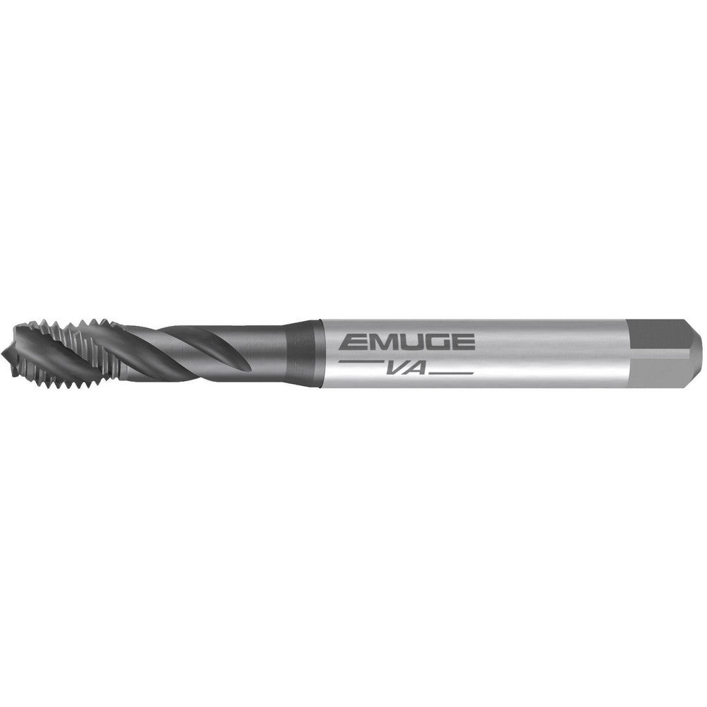 Emuge BU503200.5039 Spiral Flute Tap #6-40 UNF, 3 Flutes, Modified Bottoming, 2B Class of Fit, Cobalt, Oxide Coated