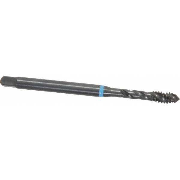 Emuge BU503210.5007 Spiral Flute Tap #10-24 UNC, 3 Flutes, Modified Bottoming, 3B Class of Fit, Cobalt, Oxide Coated