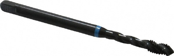Emuge BU503210.5041 Spiral Flute Tap #10-32 UNF, 3 Flutes, Modified Bottoming, 3B Class of Fit, Cobalt, Oxide Coated