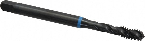 Emuge BU503210.5009 Spiral Flute Tap 1/4-20 UNC, 3 Flutes, Modified Bottoming, 3B Class of Fit, Cobalt, Oxide Coated