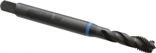Emuge BU503200.5044 Spiral Flute Tap 5/16-24 UNF, 3 Flutes, Modified Bottoming, 2B Class of Fit, Cobalt, Oxide Coated