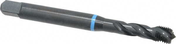 Emuge BU503200.5045 Spiral Flute Tap 3/8-24 UNF, 3 Flutes, Modified Bottoming, 2B Class of Fit, Cobalt, Oxide Coated