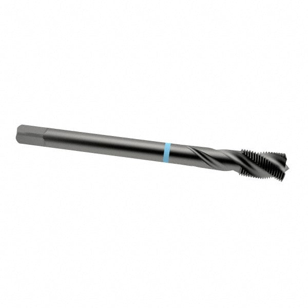 Emuge CU503200.5046 Spiral Flute Tap 7/16-20 UNF, 3 Flutes, Modified Bottoming, 2B Class of Fit, Cobalt, Oxide Coated