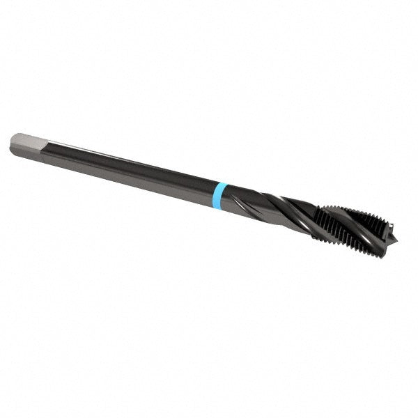 Emuge CU503210.5046 Spiral Flute Tap 7/16-20 UNF, 3 Flutes, Modified Bottoming, 3B Class of Fit, Cobalt, Oxide Coated