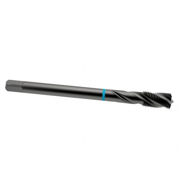 Emuge CU503200.5013 Spiral Flute Tap 1/2-13 UNC, 3 Flutes, Modified Bottoming, 2B Class of Fit, Cobalt, Oxide Coated