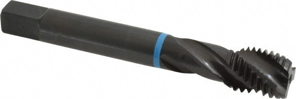 Emuge CU503210.5016 Spiral Flute Tap 3/4-10 UNC, 3 Flutes, Modified Bottoming, 3B Class of Fit, Cobalt, Oxide Coated