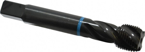Emuge CU503200.5050 Spiral Flute Tap 3/4-16 UNF, 4 Flutes, Modified Bottoming, 2B Class of Fit, Cobalt, Oxide Coated
